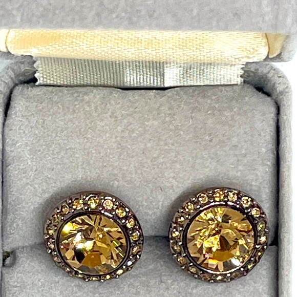 kate spade Smoky Brown Gem Earrings - Picture 1 of 3